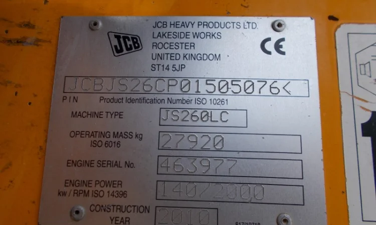 Гусеничный экскаватор JCB JS260LC - фото № 9
