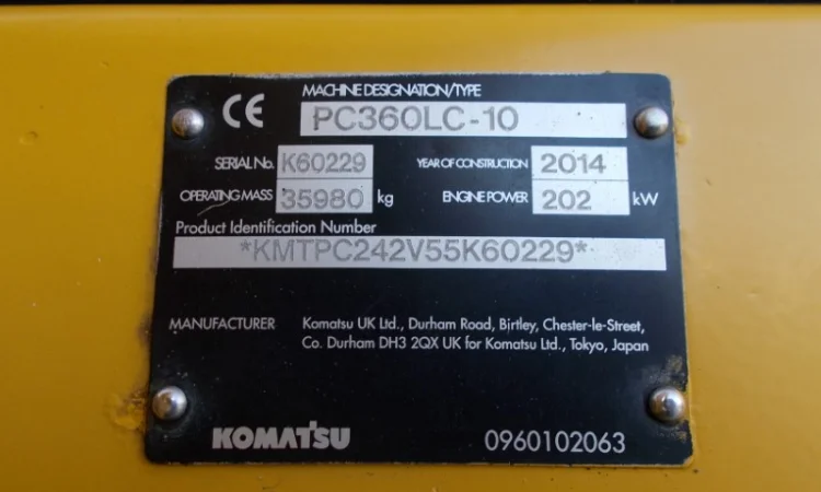 Komatsu PC360LC-10 экскаватор - фото № 7