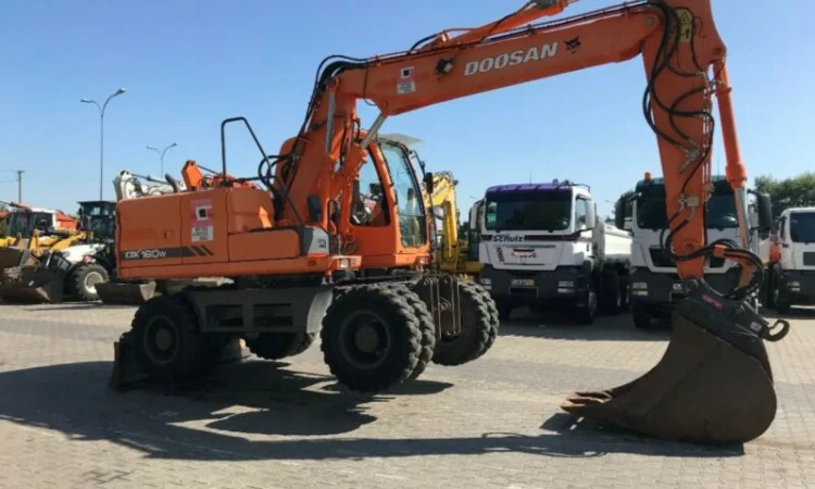 Колесный экскаватор Doosan DX 160 W - фото № 3
