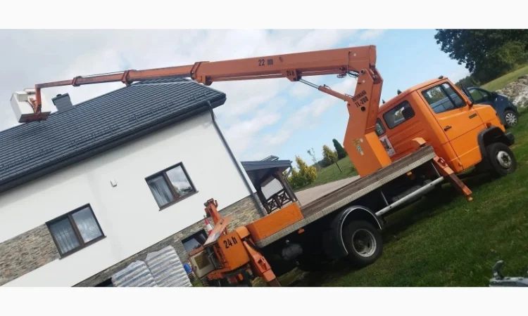 Автовишка Mercedes-Benz 609 вишка Ruthmann TL200 робоча висота 22м - фото № 3