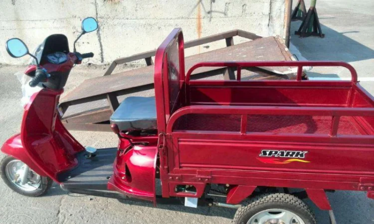 Грузовой мотоцикл (муравей) Spark SP110 TR-4. Самосвал. 260 кг - фото № 3