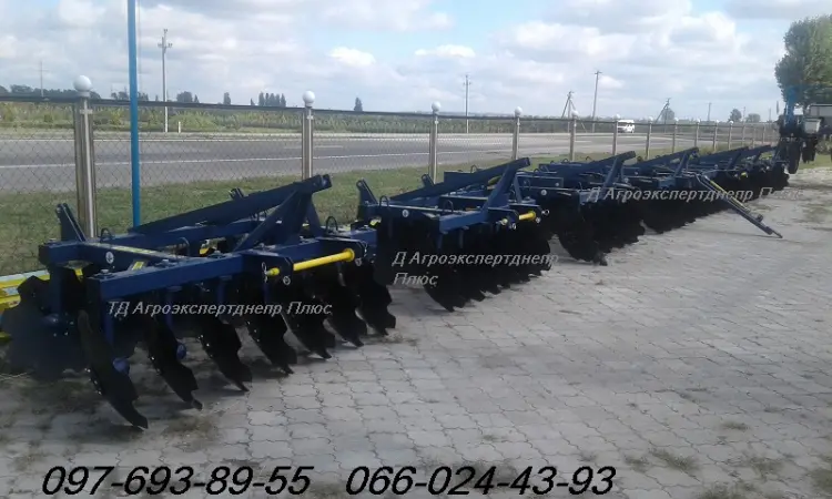 Продаємо двухрядні навісні та причіпні дискові борони АГД - фото № 1