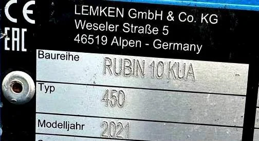 Дискова борона Lemken Rubin 10/450 KUA - фото № 5