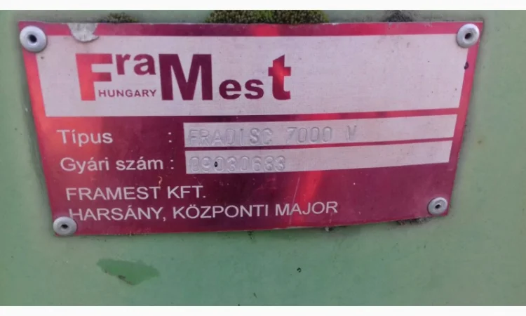 Дискова борона FraDisc 7000 V 7 метрів ширина захвату - фото № 2