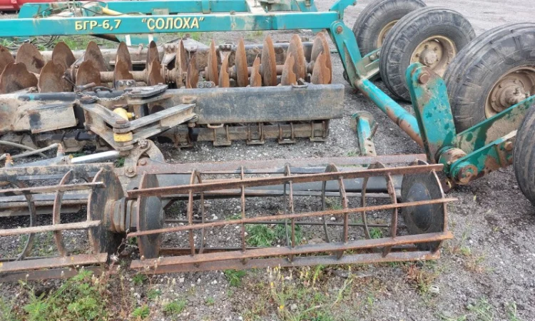 Борона причєпна дискова важка БГР-6.7 Солоха з катком Галєщіна - фото № 9