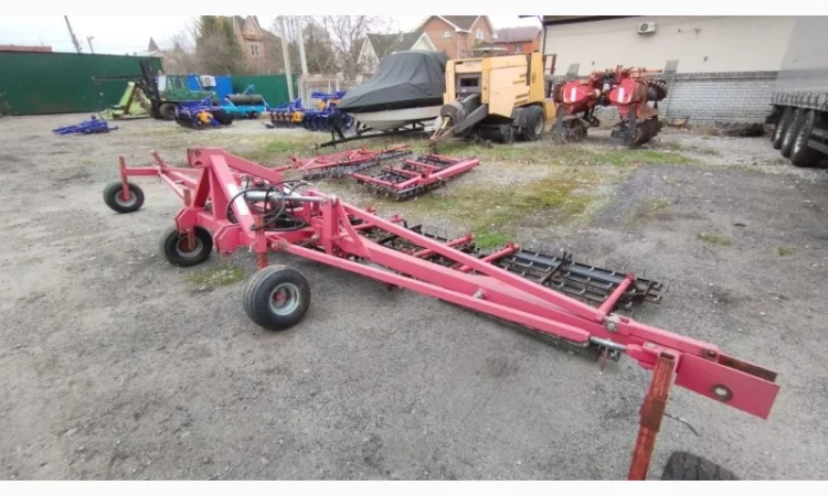 Борона пружинна штрігельна легка QUIVOGNE – 12м (Б/У) - фото № 4