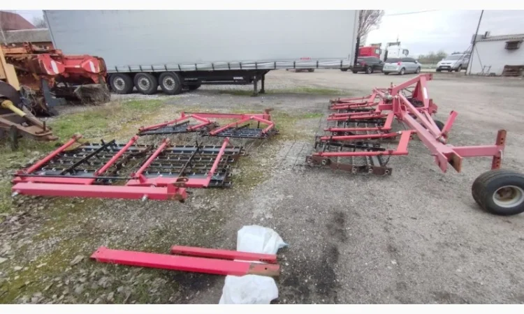 Борона пружинна штрігельна легка QUIVOGNE – 12м (Б/У) - фото № 5