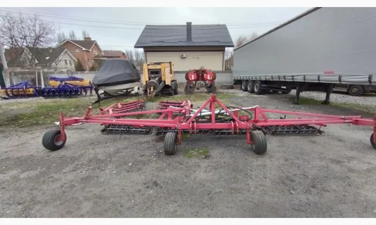 Борона пружинна штрігельна легка QUIVOGNE – 12м (Б/У) - фото № 8