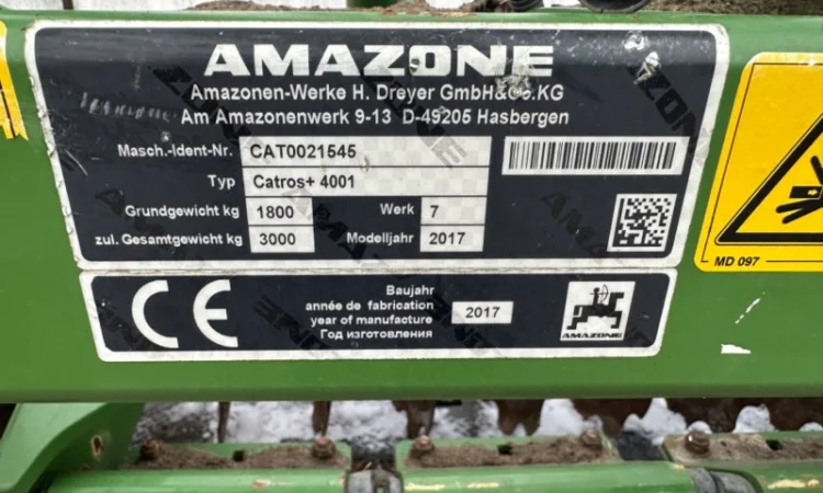 Amazone Catros +4001 2017 року - фото № 9