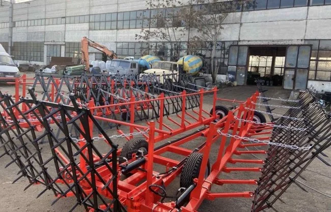 Борона гідравлічна зубова причіпна 12м.-14м.-16м. НОВА - фото № 1