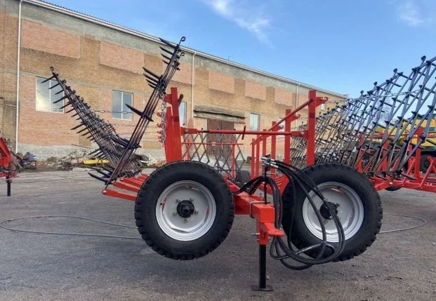 Борона гідравлічна зубова причіпна 12м.-14м.-16м. НОВА - фото № 8