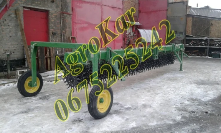 Ротационная борона John Deere 6 и 9м - фото № 1