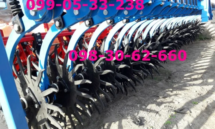 БОРОНА ротационная МОТЫГА БР-6 культиватор РОТАЦИОННЫЙ - усиленный роторный шип - фото № 7