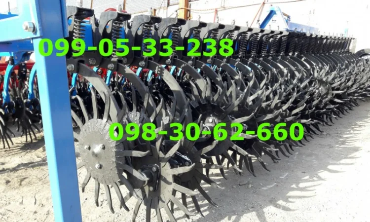 БОРОНА ротационная МОТЫГА БР-6 культиватор РОТАЦИОННЫЙ - усиленный роторный шип - фото № 14