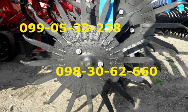 БОРОНА ротационная МОТЫГА БР-6 культиватор РОТАЦИОННЫЙ - усиленный роторный шип - фото № 15