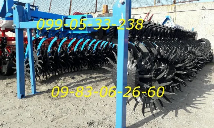 Продам как на фото)Оригинал Игольчатая борона ротационная навесная мотыга МБР-6 - фото № 1