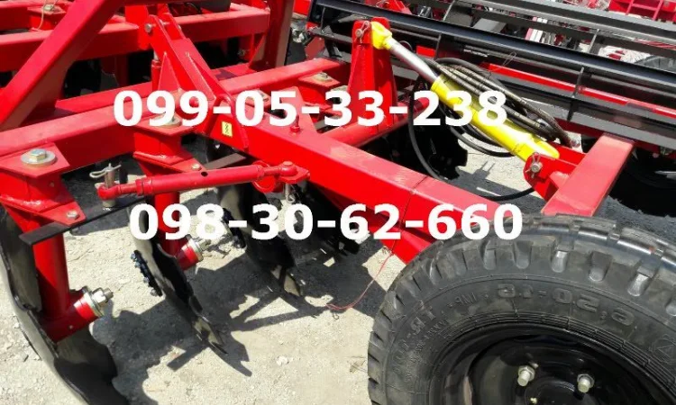 Прицепная дисковая борона БДП-2.5 АГ-2, 5 все как на фото МОДЕЛЬ 19ГОДА. мощная крепкая - фото № 3