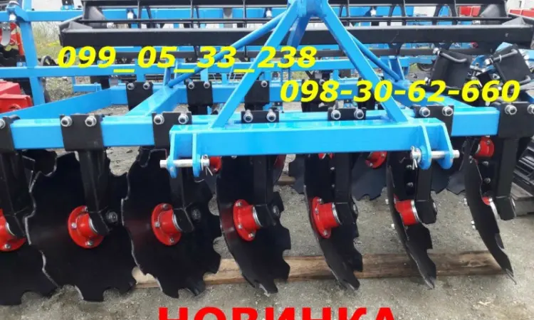 Борона БДФ-2.1 навесная для трактора мтз, юмз борона бдф нового образца + смотрите фото - фото № 1