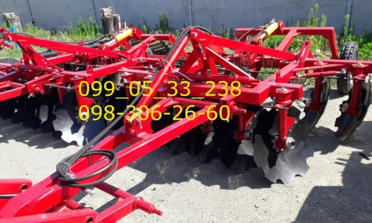 Новинка Усиленная борона 2.1-2.4, 2.5 для трактора ЮМЗ-6, МТЗ на фото 100% продам - фото № 1