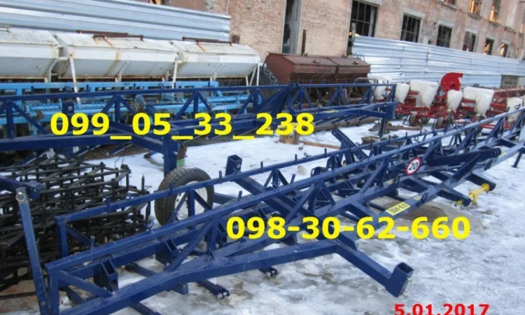 Механическая СЦЕПКА борон ЗУБОВЫХ на 8 тяжелых или СРЕДНИХ в комплекте Дополнительная - фото № 1