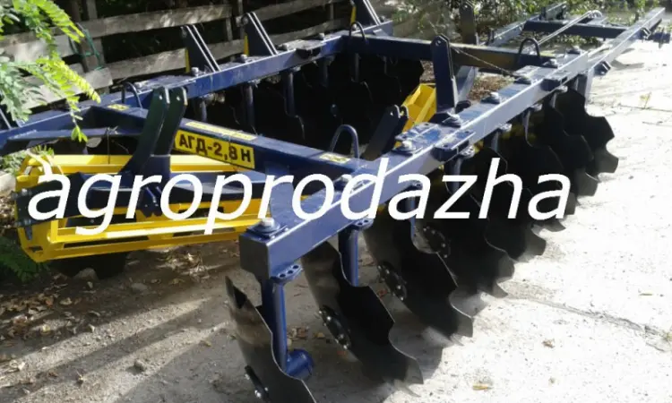 Продажа АГД 2.8Н прицепная борона АГДновый агрегат - фото № 1