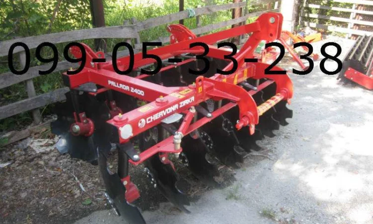 Борона Паллада 2.4 дисковая(диск-660мм) PALLADA 2, 4(-01) Червона зирка - фото № 3