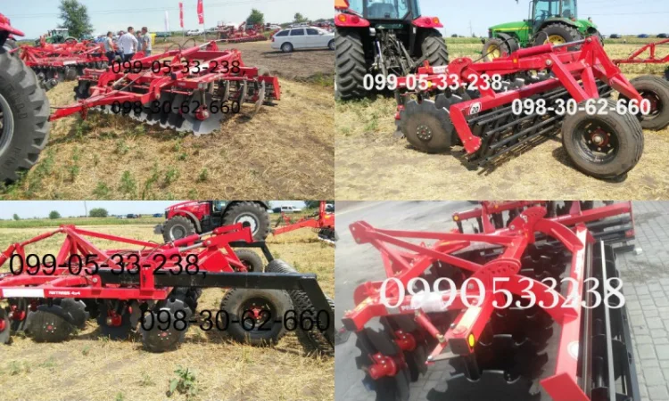 Борона навесная БДН-2, 4., БДП-3200.,  БДП-4000 Паллада прицепная Продажа Червона Зирка - фото № 1
