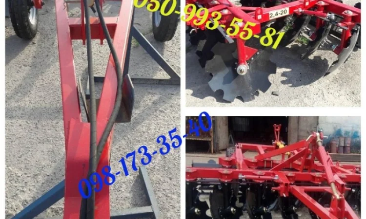 Усиленные бороны дисковые для ЮМЗ, МТЗ БДН 2.1-2.4 (навесные, прицепные) - фото № 1