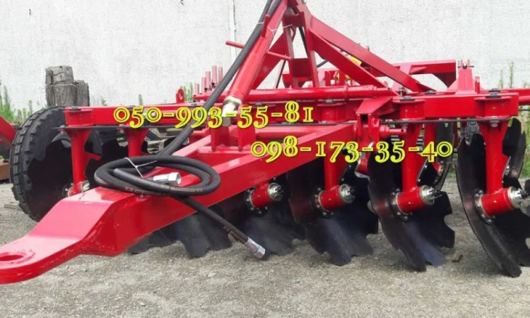 Прицепная VIP борона БДП-2.1(2.4-3.2)навесная, регулировка атаки диска - фото № 1