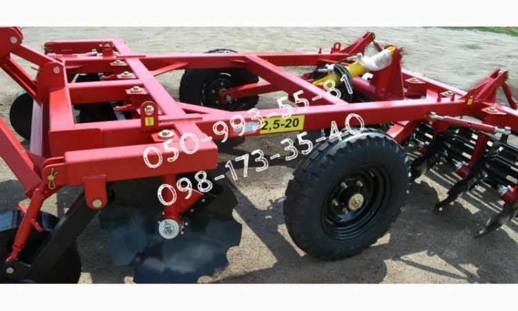 БДП-2, 5-20 прицепной дисковый агрегат с захватом 2, 5 м - фото № 1
