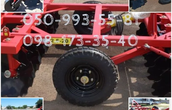 Дисковий причіпний агрегат БДП-2, 5-20 посилений, борона Доставка. Гарантія - фото № 1