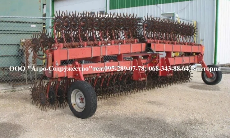Борона-мотыга ротационная грудобой CASE 9м. навесная из США - фото № 5