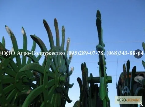 Американская Борона мотыга ротационнаяJohn Deere Джон Дир 9м. складная - фото № 2