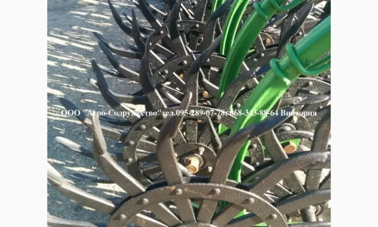 Борона мотыга ротационная John Deere Джон Дир 4.6/6/9/12м. по пропашным культурам - фото № 9