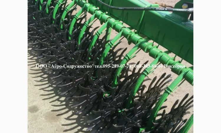 Борона мотыга ротационная John Deere Джон Дир 9 метров под МТЗ из США - фото № 10