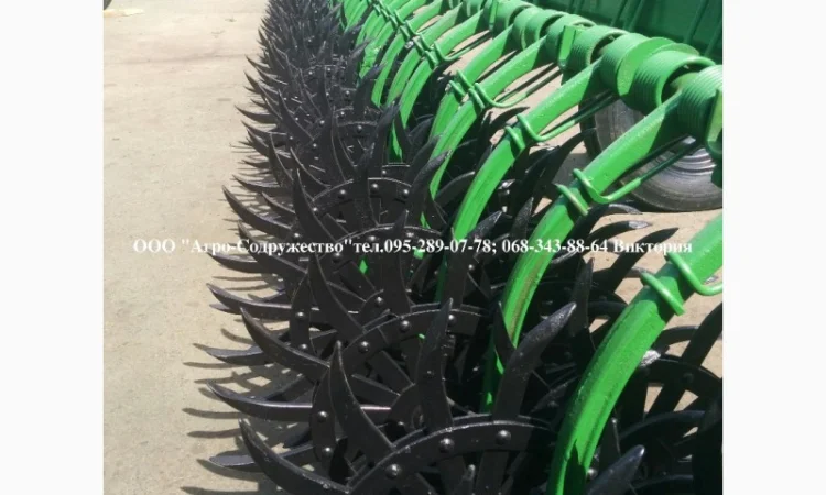 Борона мотыга ротационная John Deere Джон Дир 9 метров под МТЗ из США - фото № 6