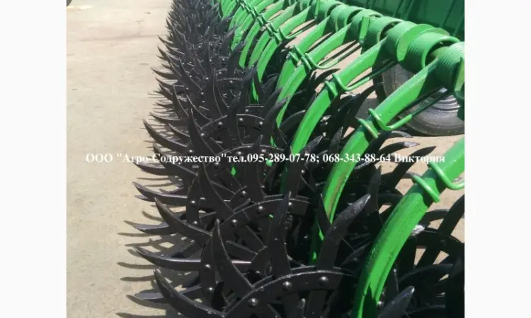 Борона мотыга ротационная John Deere Джон Дир 9 метров под МТЗ из США - фото № 7