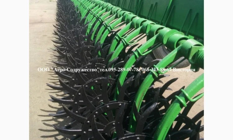 Борона мотыга ротационная John Deere Джон Дир 9 метров под МТЗ из США - фото № 5