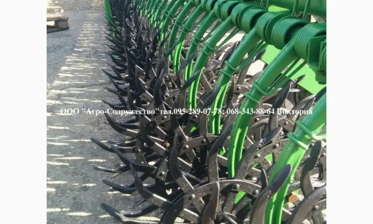 Борона мотыга ротационная John Deere Джон Дир 9 метров под МТЗ из США - фото № 3