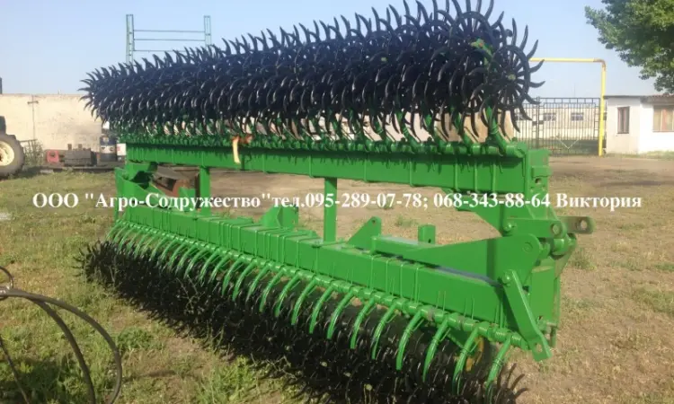 Борона мотыга ротационная John Deere Джон Дир 9 метров под МТЗ из США - фото № 19