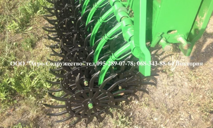 Борона мотыга ротационная John Deere Джон Дир 9 метров под МТЗ из США - фото № 17