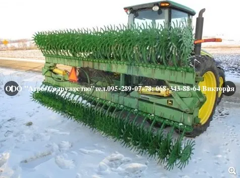 Борона мотыга ротационная John Deere Джон Дир 9 метров под МТЗ из США - фото № 15
