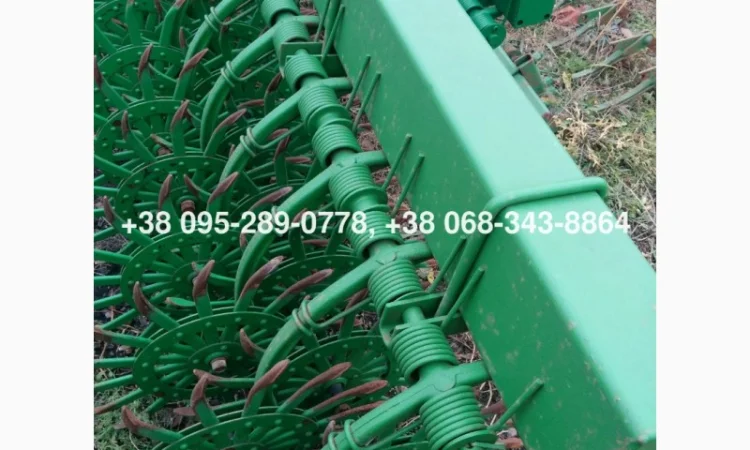 Борон-мотыга ротационная Джон Дир John Deere 400 6м. колеса (ежи) новые оригинал из США - фото № 9