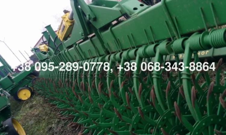 Борон-мотыга ротационная Джон Дир John Deere 400 6м. колеса (ежи) новые оригинал из США - фото № 3