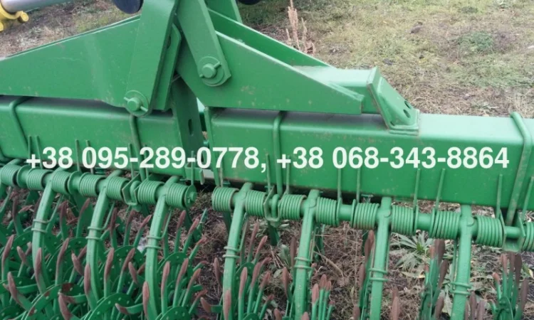 Борон-мотыга ротационная Джон Дир John Deere 400 6м. колеса (ежи) новые оригинал из США - фото № 7