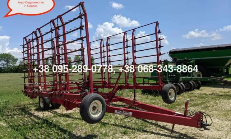 Из США б/у зубовая борона McFarlane HDL-1048-8 /1408 м - фото № 1