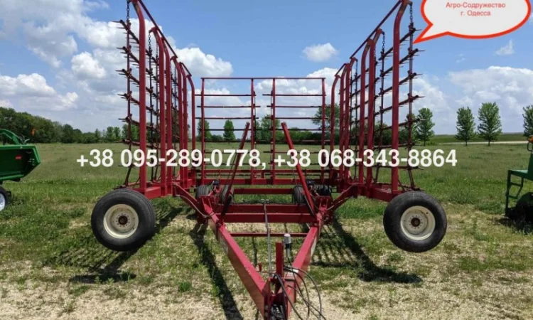 Из США б/у зубовая борона McFarlane HDL-1048-8 /1408 м - фото № 2