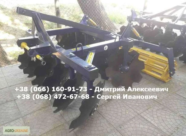 Дисковая борона АГД 2.1 Тип навесной Ширина захвата, конструктивная, м 2, 1 - фото № 1