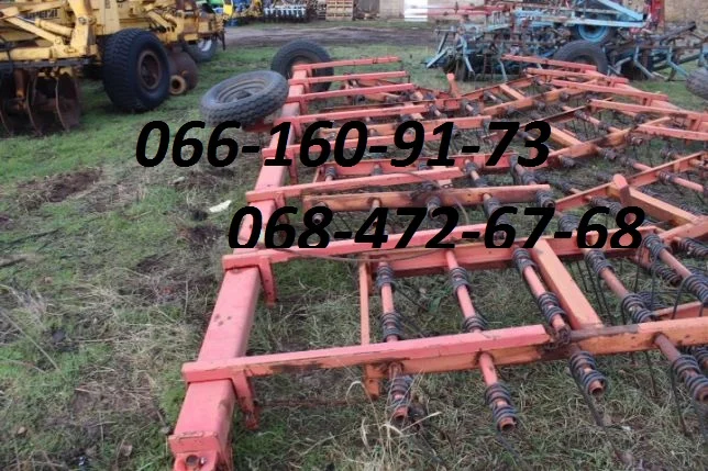 Борона зубово-пружинная ЗПГ-15 б/у.Состояние идеальное-100% - фото № 1