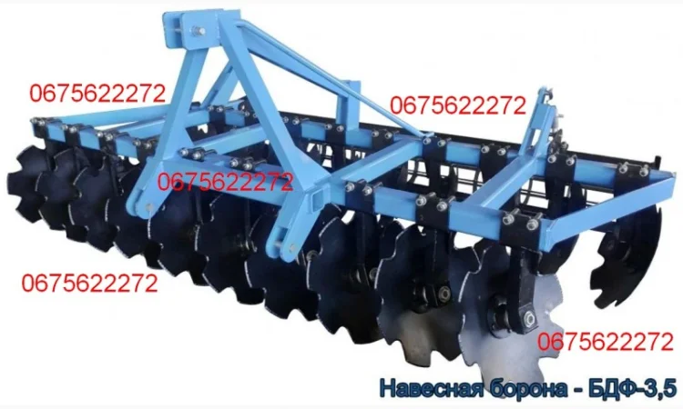 Борона дисковая навесная-прицепная БДФ-БДФП - фото № 3